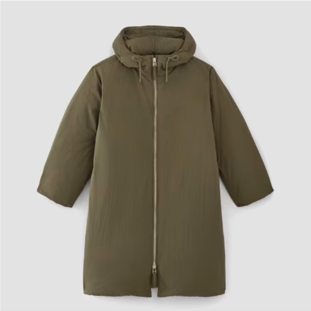 Everlane The Long Re:Down oversized Puffer in kalamata Size XXS